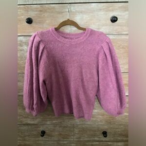 Lush puffy sleeve sweater